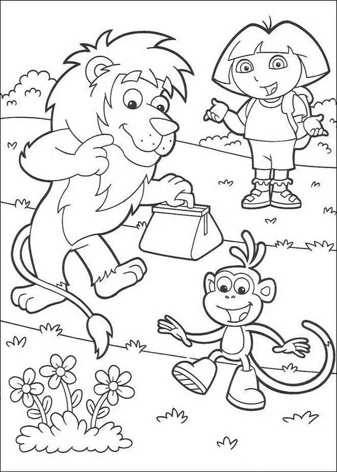 Dora Coloring Pages – 015