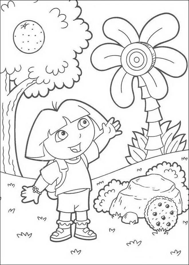 Dora Coloring Pages – 018