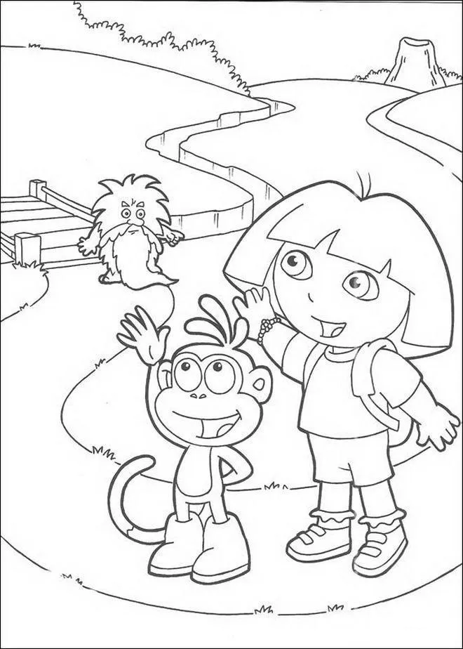 Dora Coloring Pages – 021