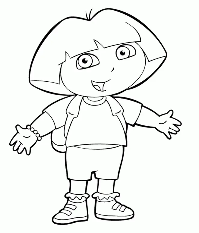 Dora Coloring Pages – 023