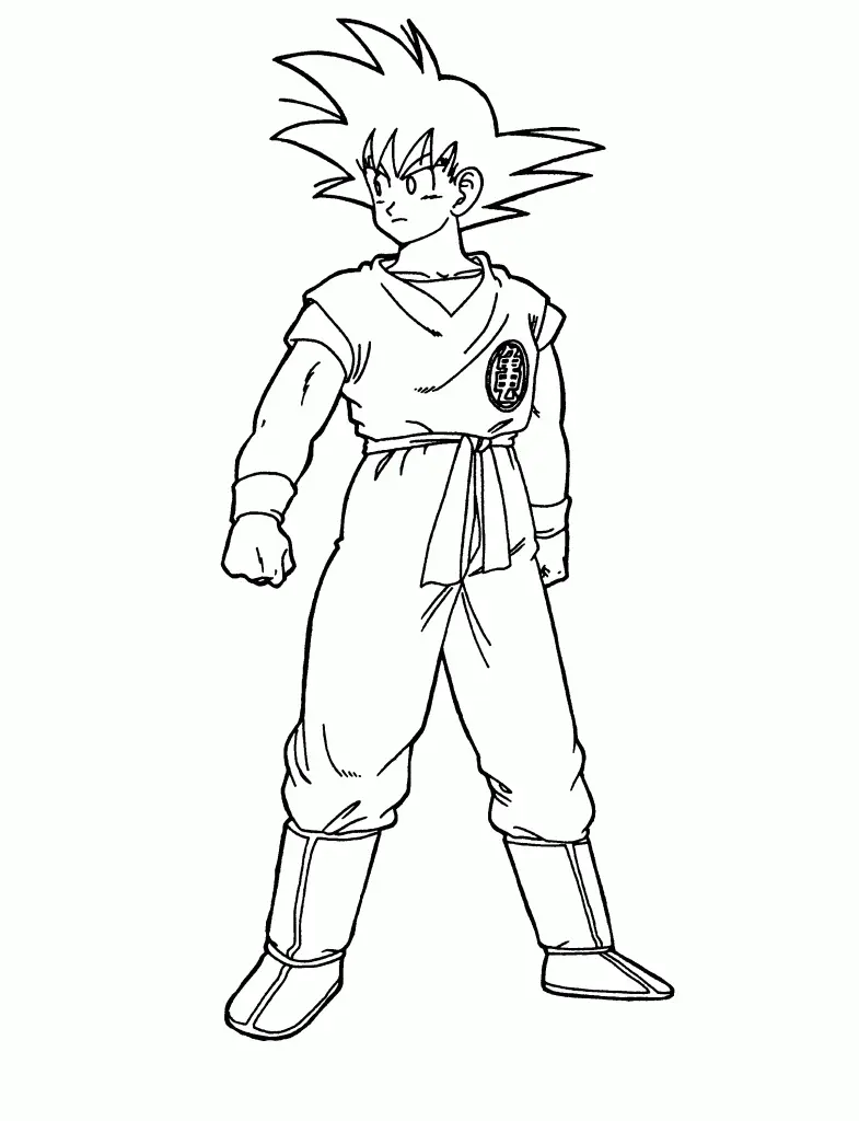 Dragon Ball Z Coloring Pages – 029