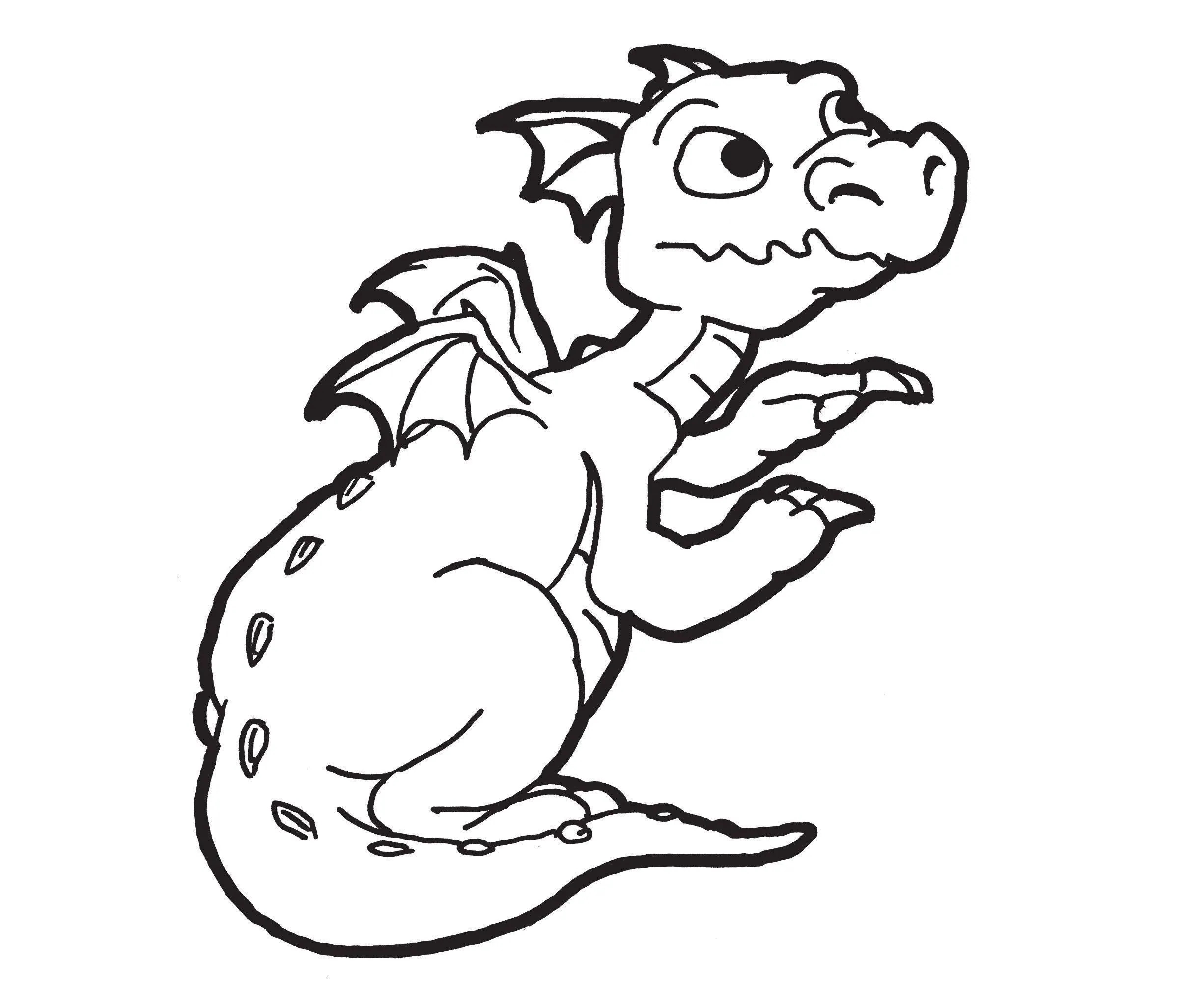 Dragons Coloring Pages – 002