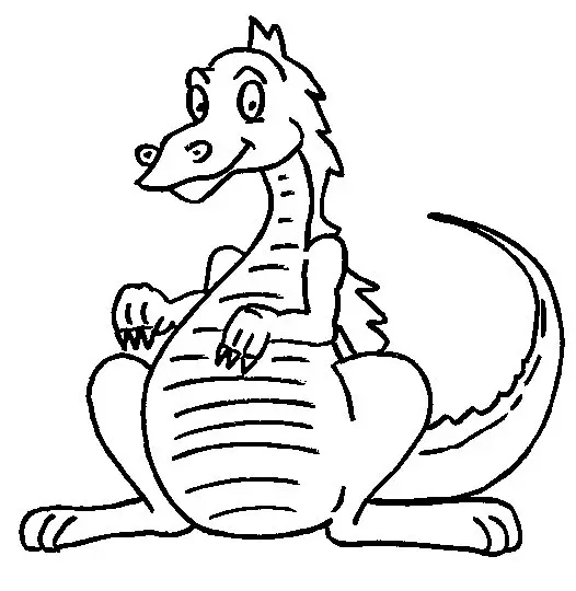 Dragons Coloring Pages – 006
