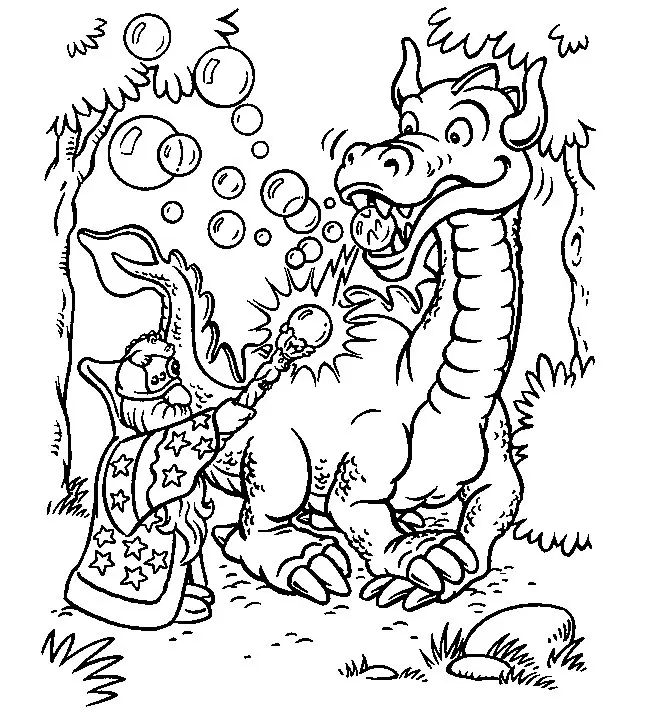 Dragons Coloring Pages – 008