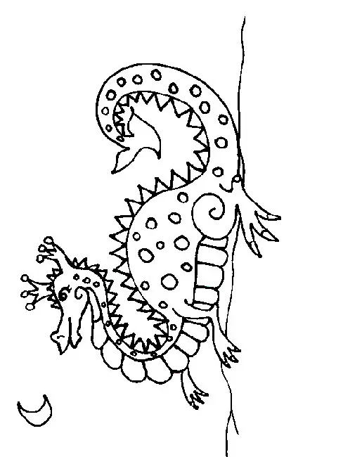 Dragons Coloring Pages – 009