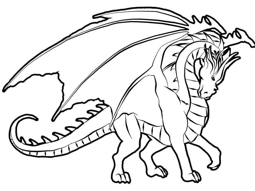 Dragons Coloring Pages – 013