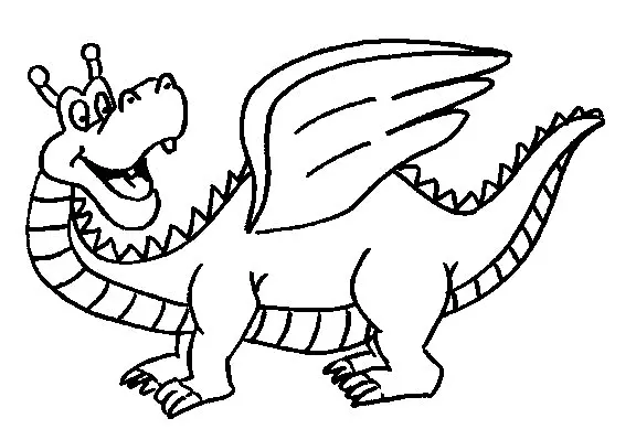 Dragons Coloring Pages – 015