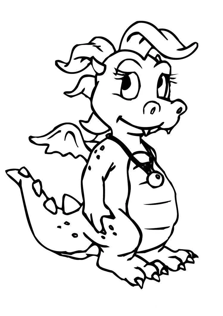 Dragons Coloring Pages – 017