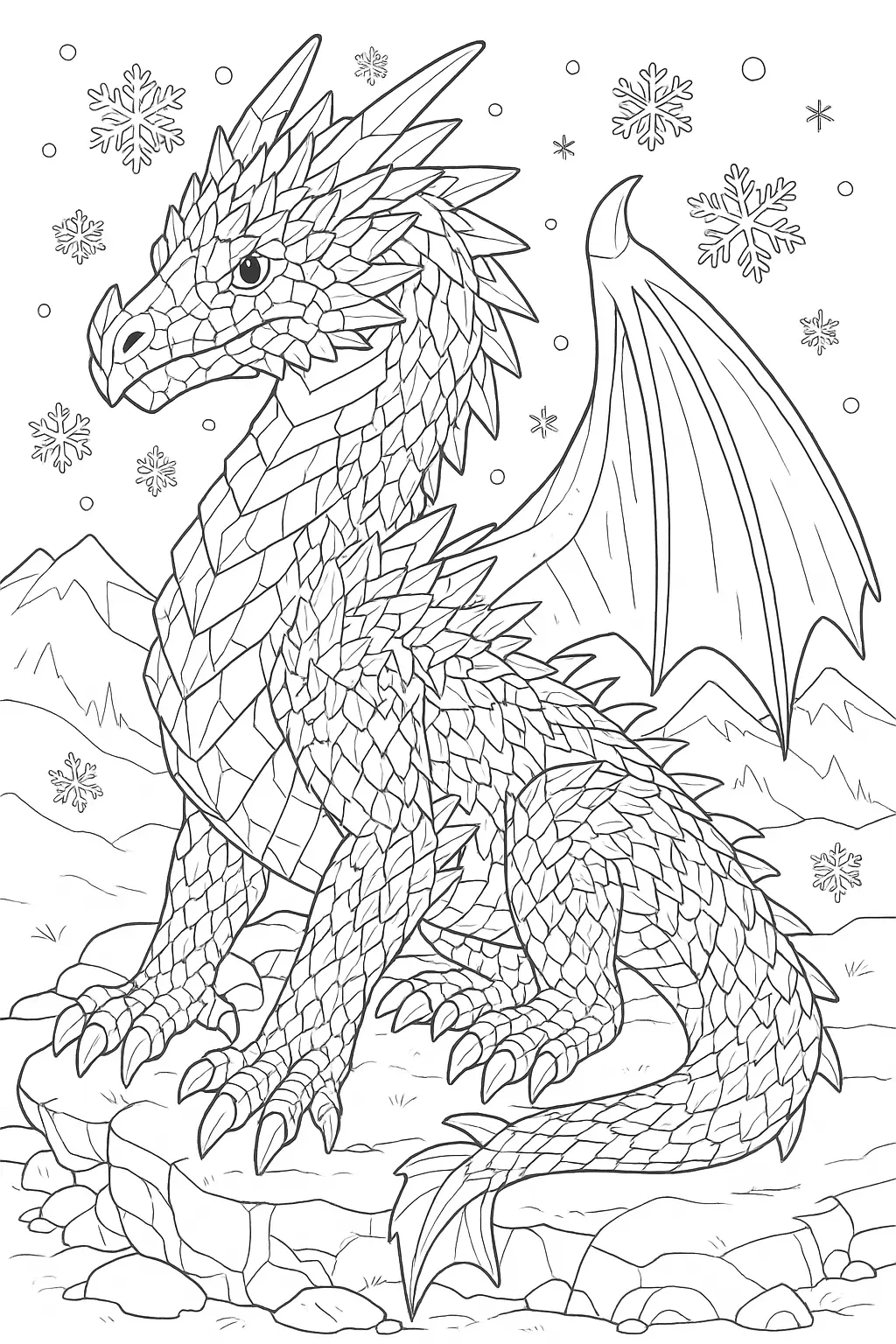 Dragons Coloring Pages – 027