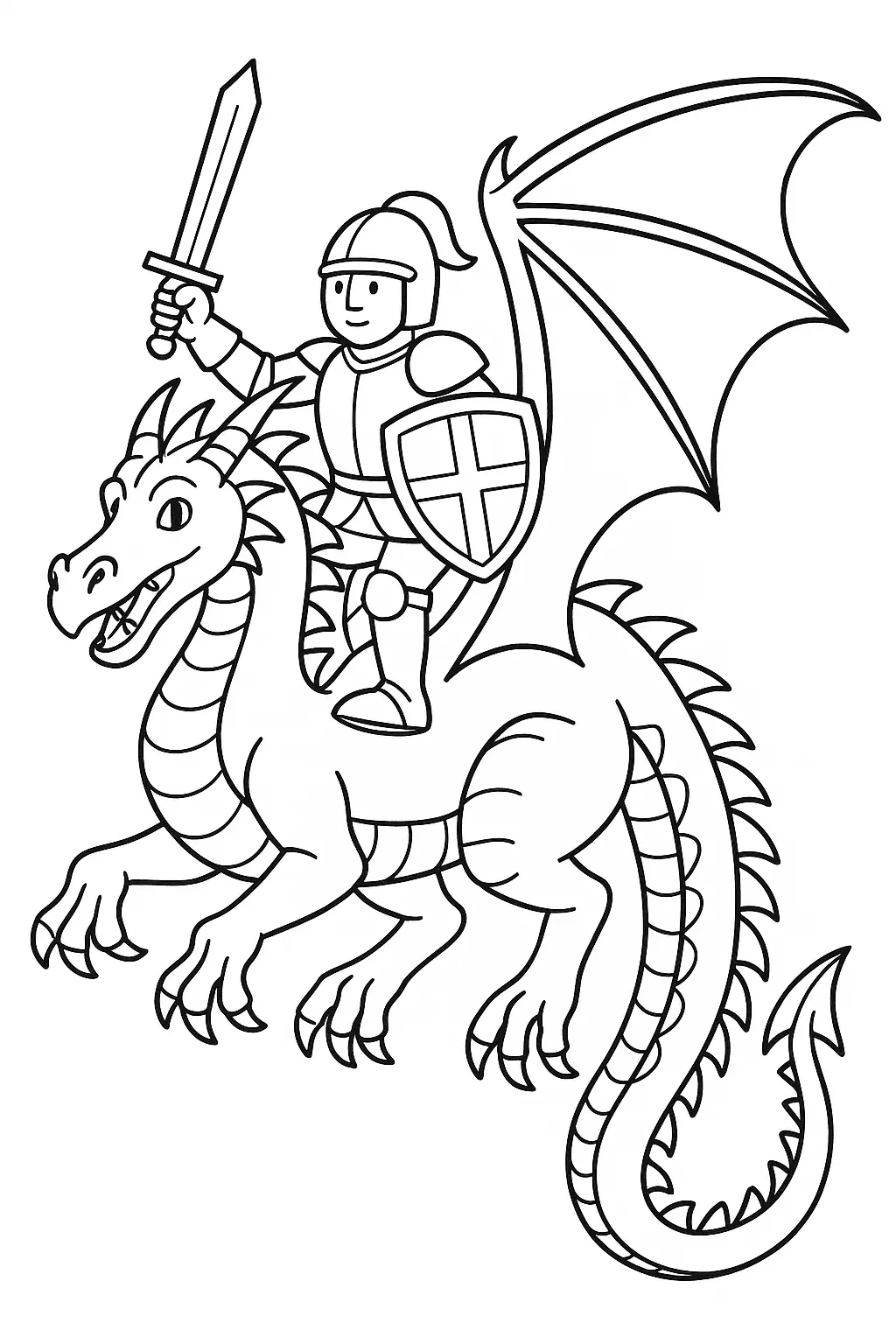 Dragons Coloring Pages – 028
