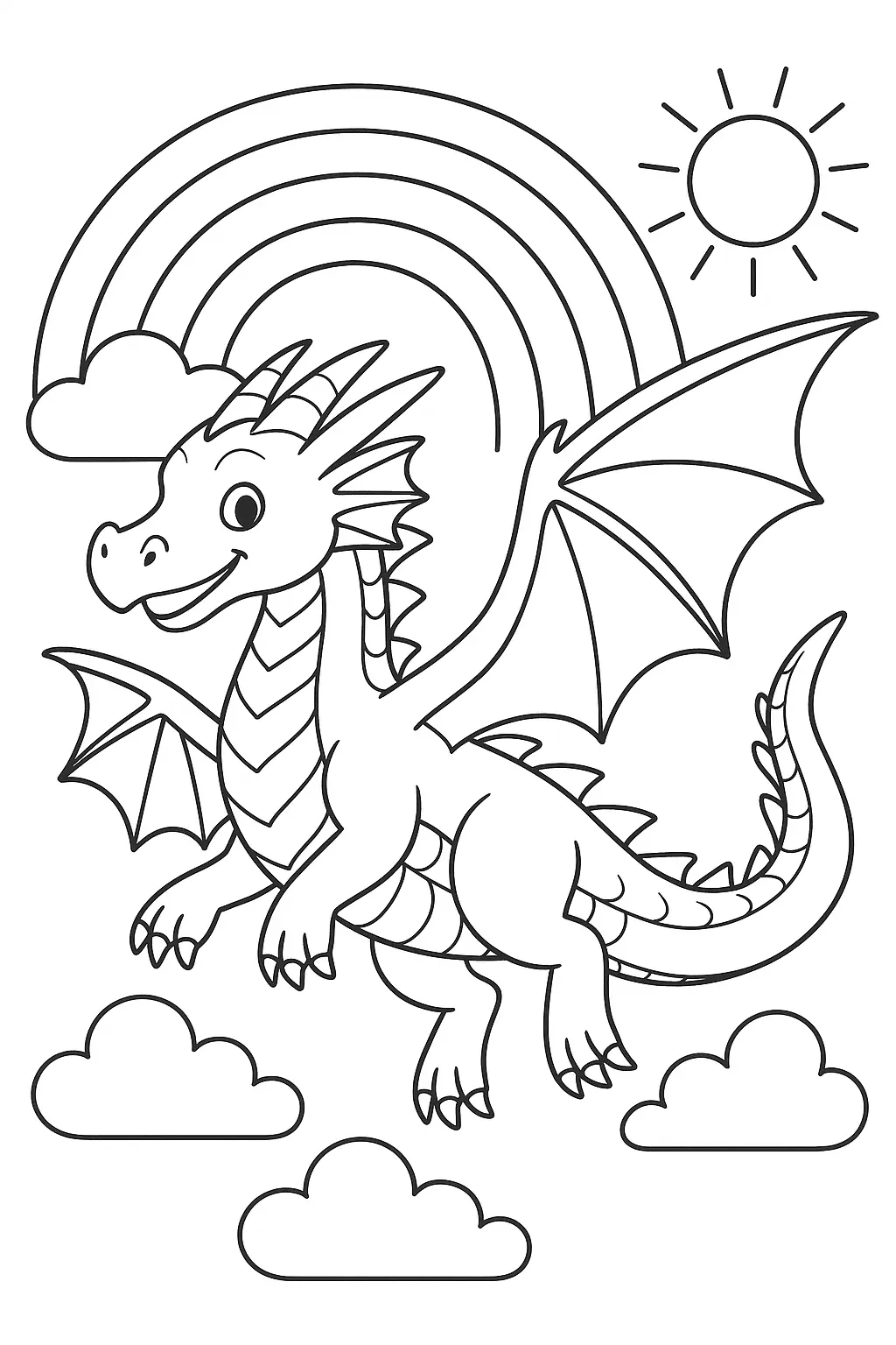 Dragons Coloring Pages – 031