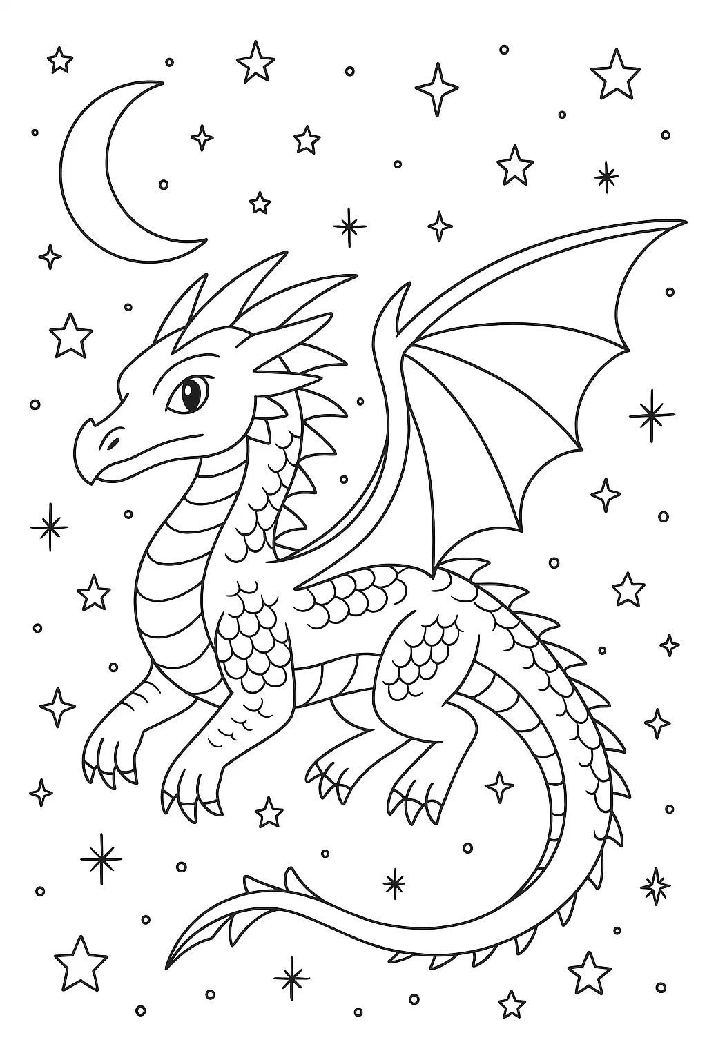 Dragons Coloring Pages – 032