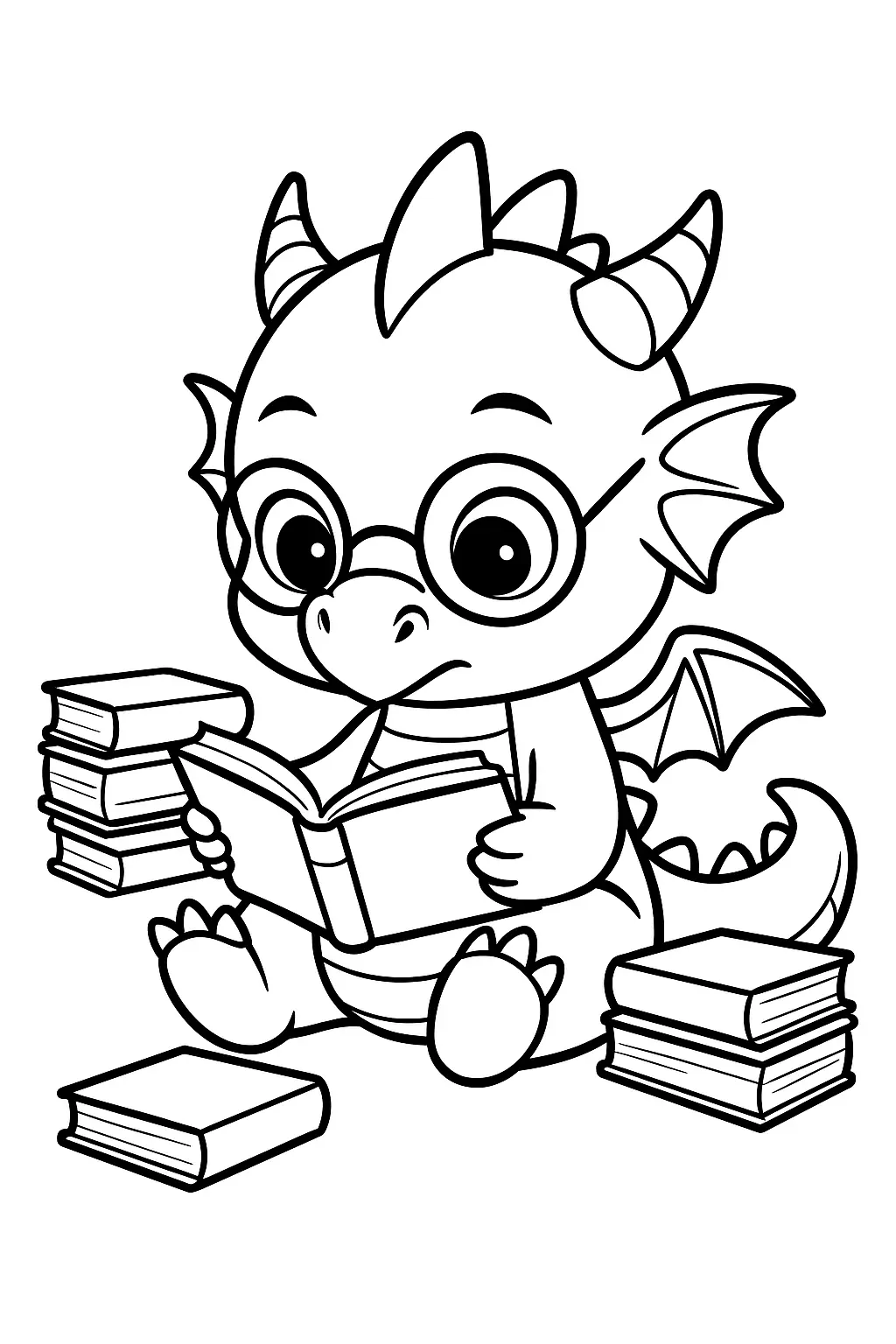 Dragons Coloring Pages – 036