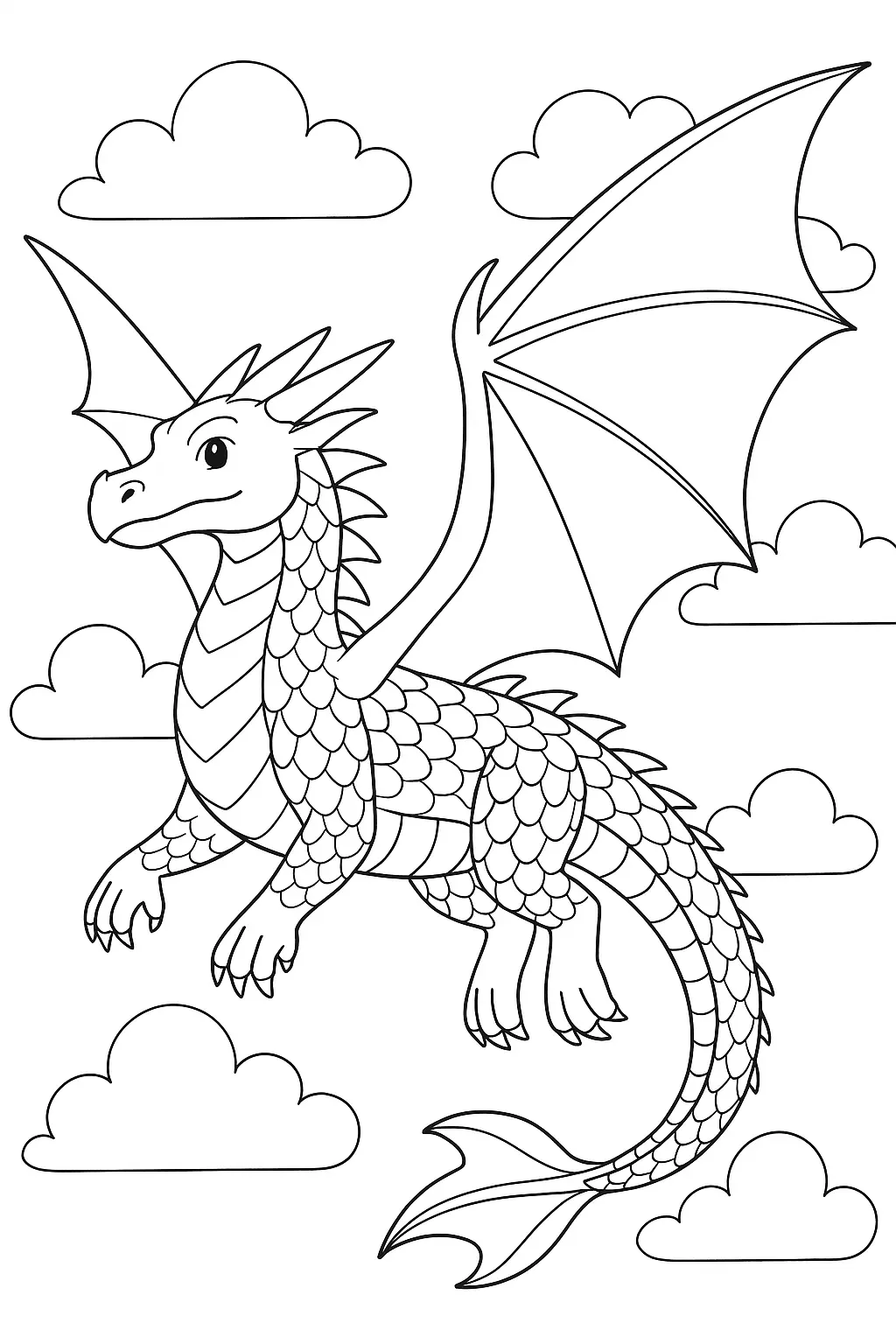 Dragons Coloring Pages – 037