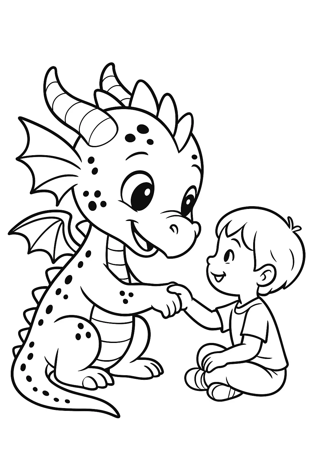 Dragons Coloring Pages – 038