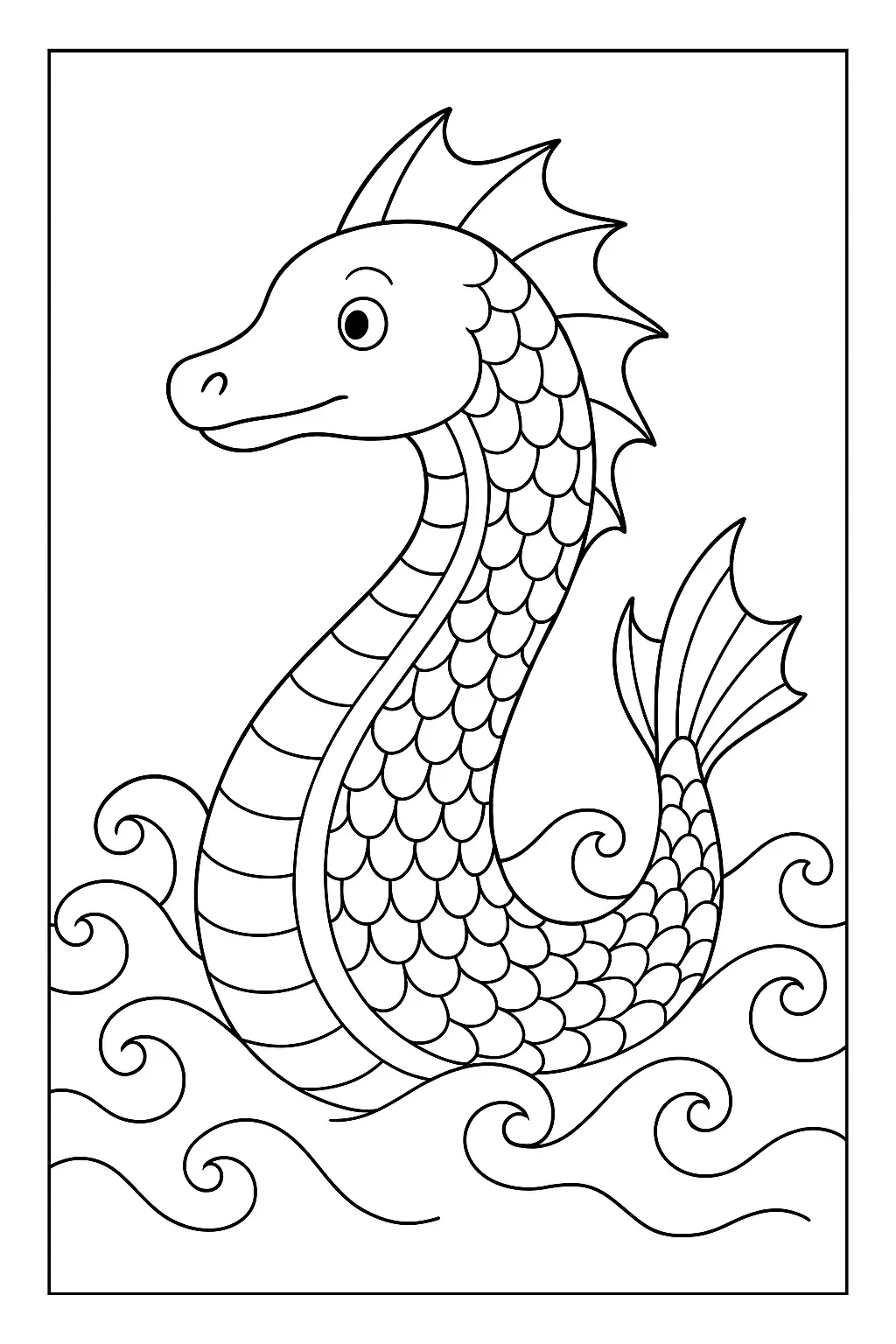 Dragons Coloring Pages – 042