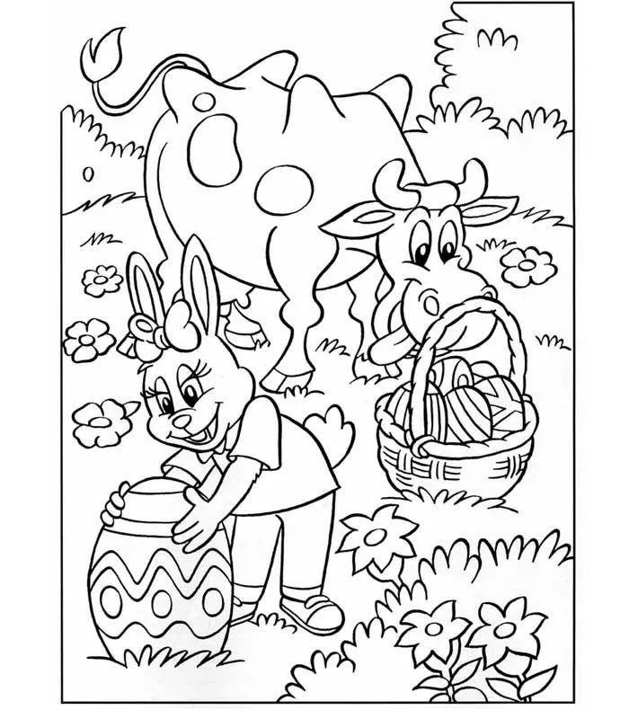 Easter Coloring Pages – 007
