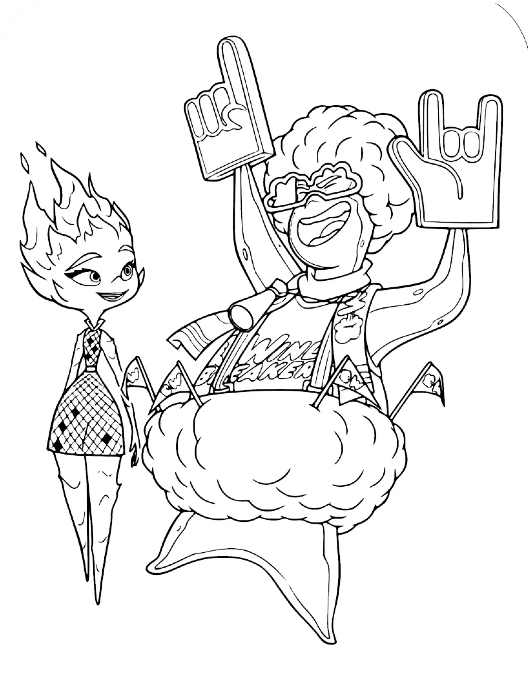 Elements Coloring Pages – 007