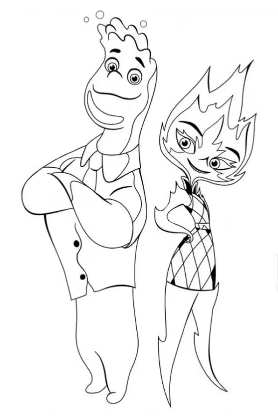 Elements Coloring Pages – 014