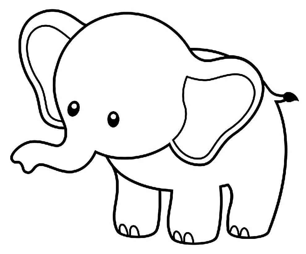 Elephants Coloring Pages – 011