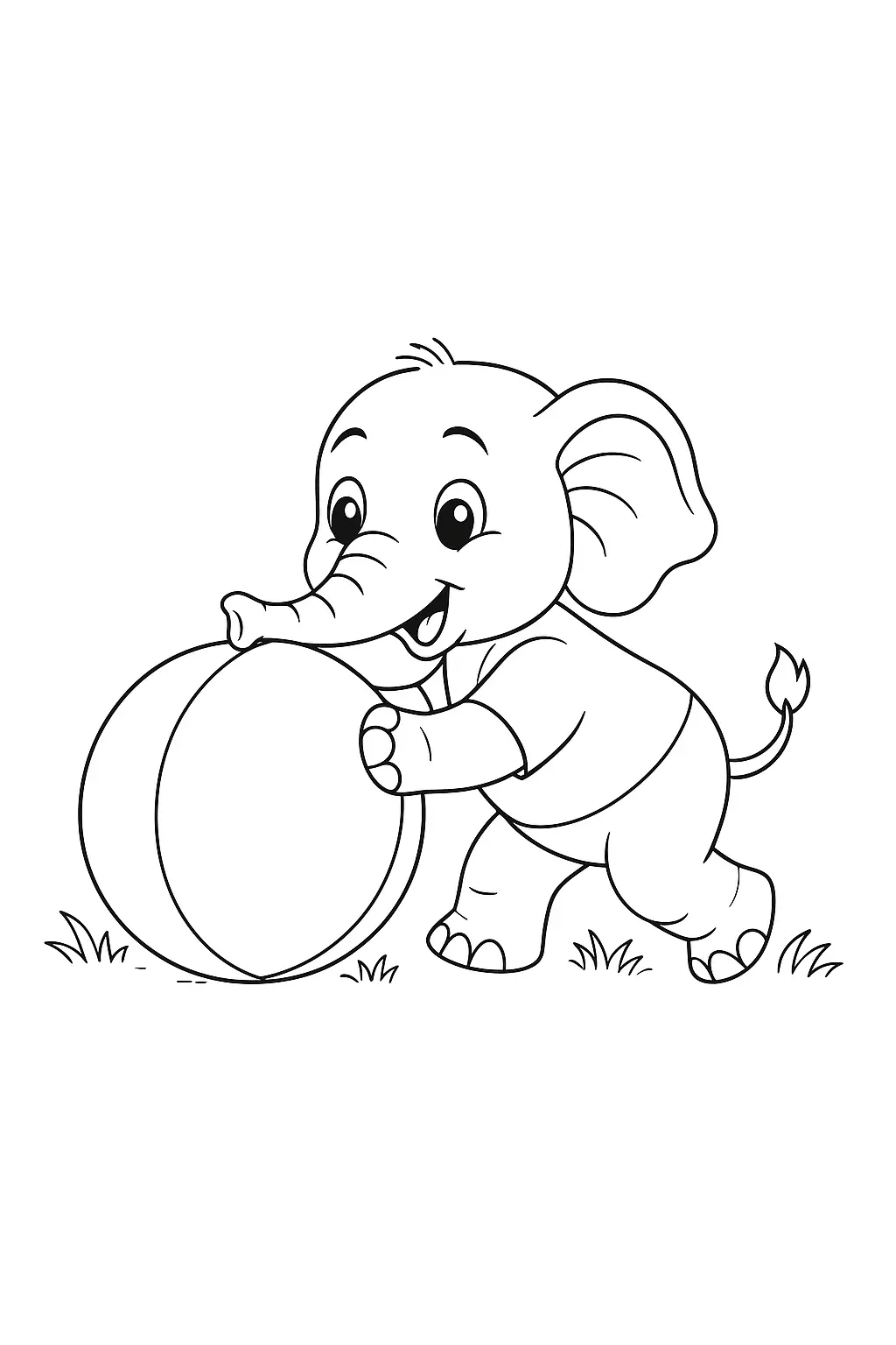 Elephants Coloring Pages – 041