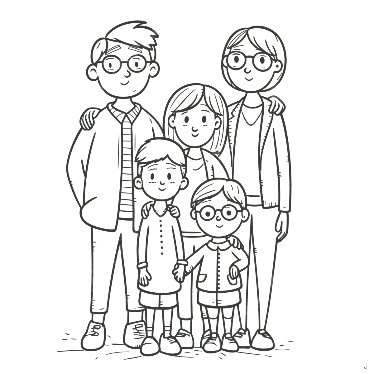Families Coloring Pages – 006