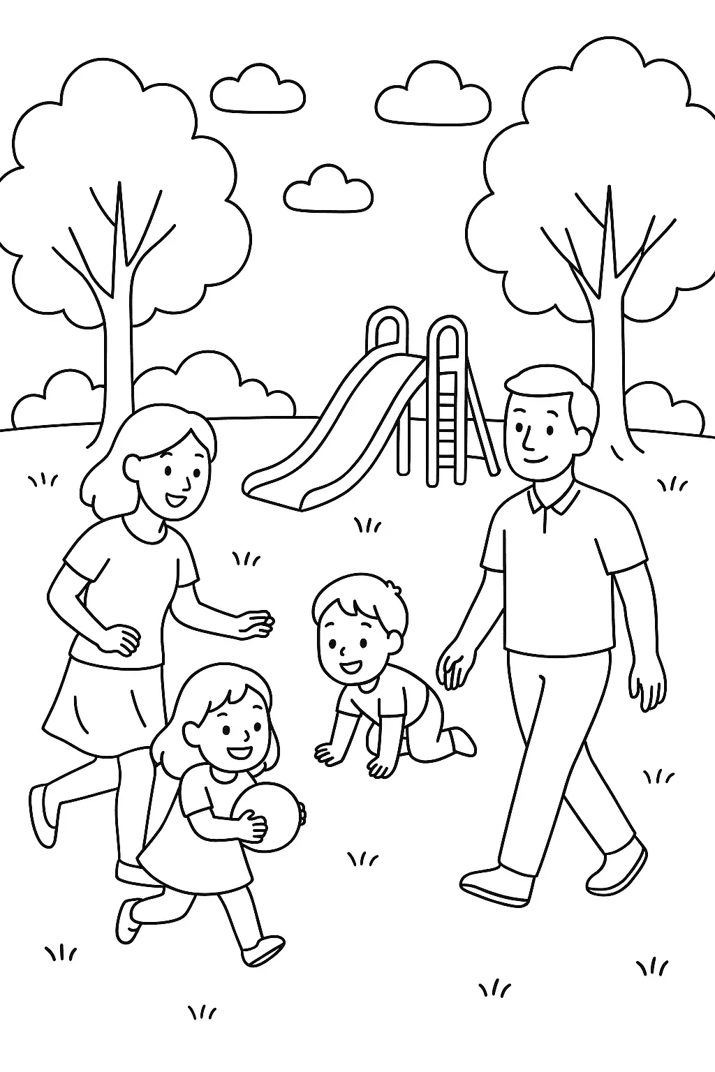 Families Coloring Pages – 021