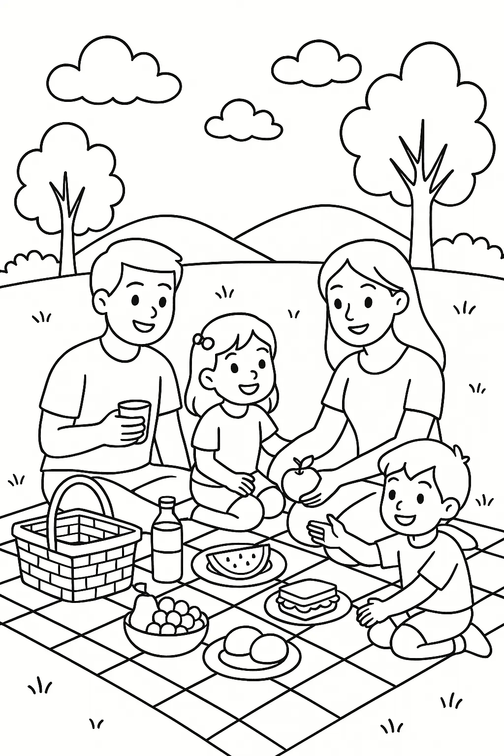 Families Coloring Pages – 022