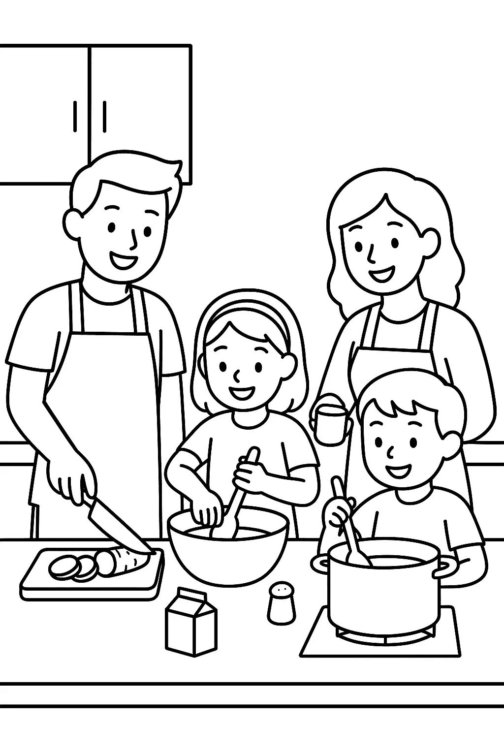 Families Coloring Pages – 025