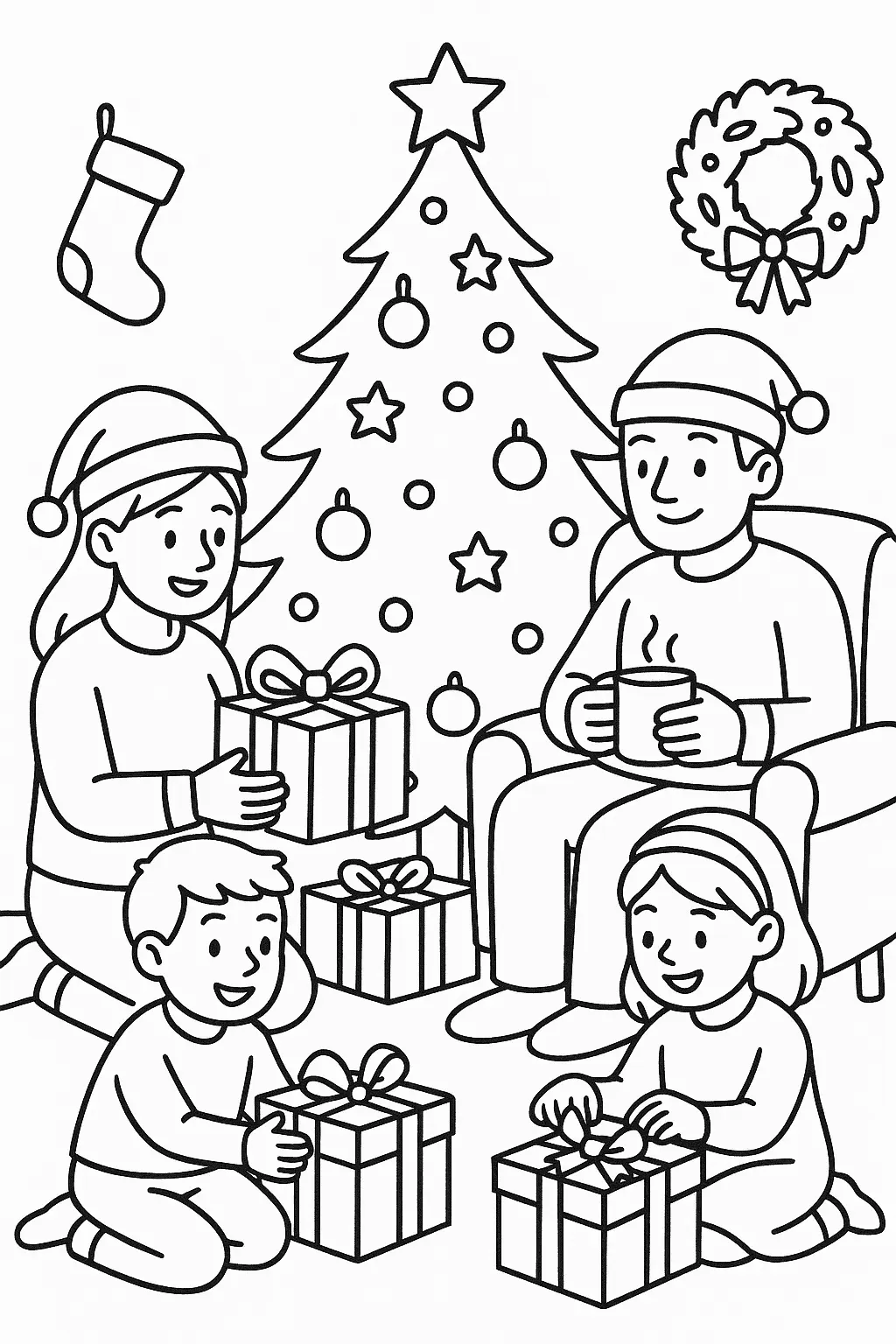 Families Coloring Pages – 030