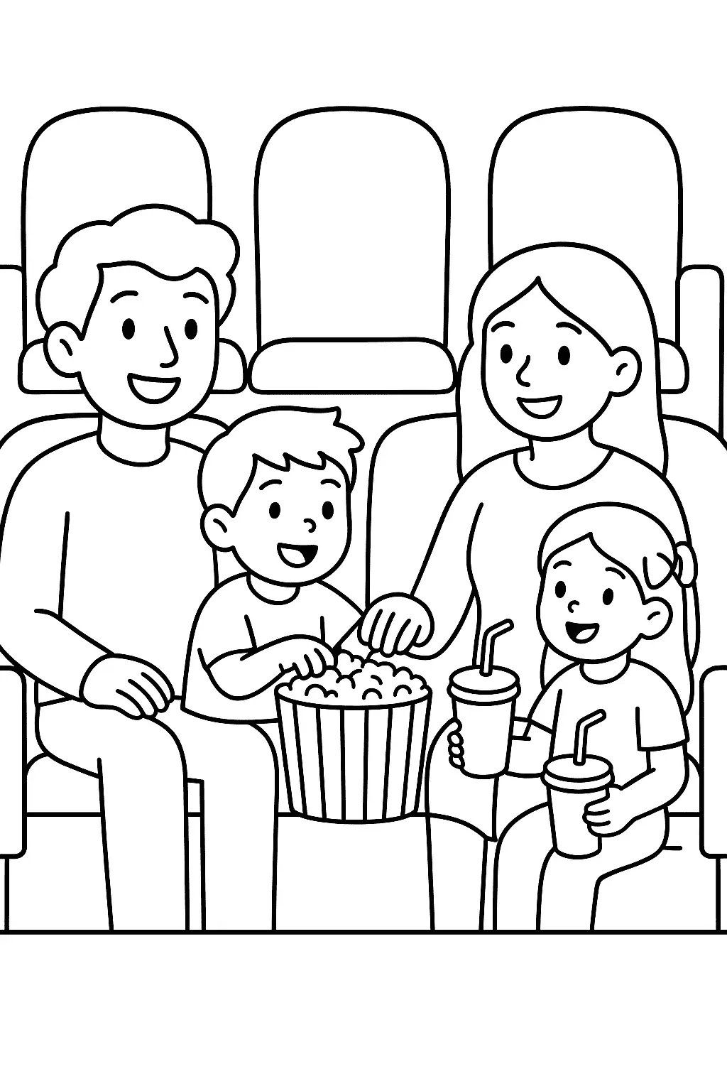 Families Coloring Pages – 034