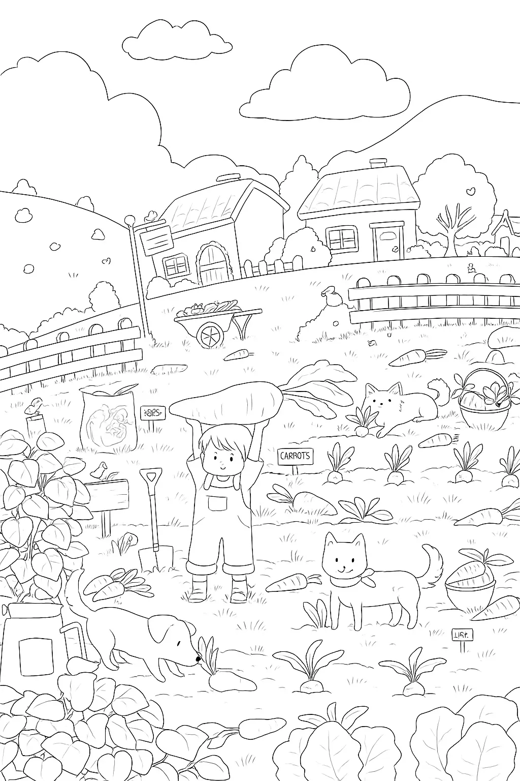 Farm Coloring Pages – 021