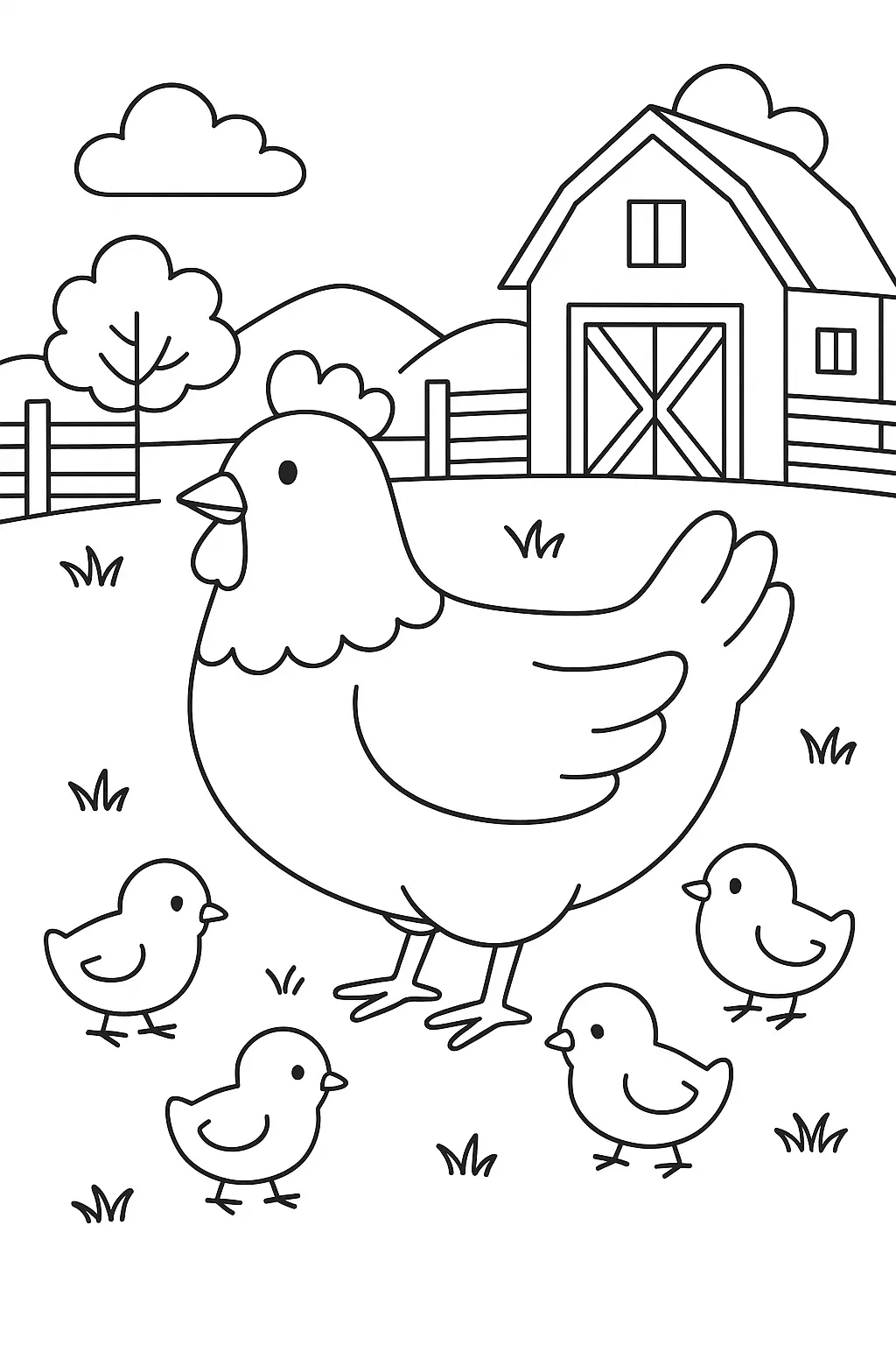Farm Coloring Pages – 027