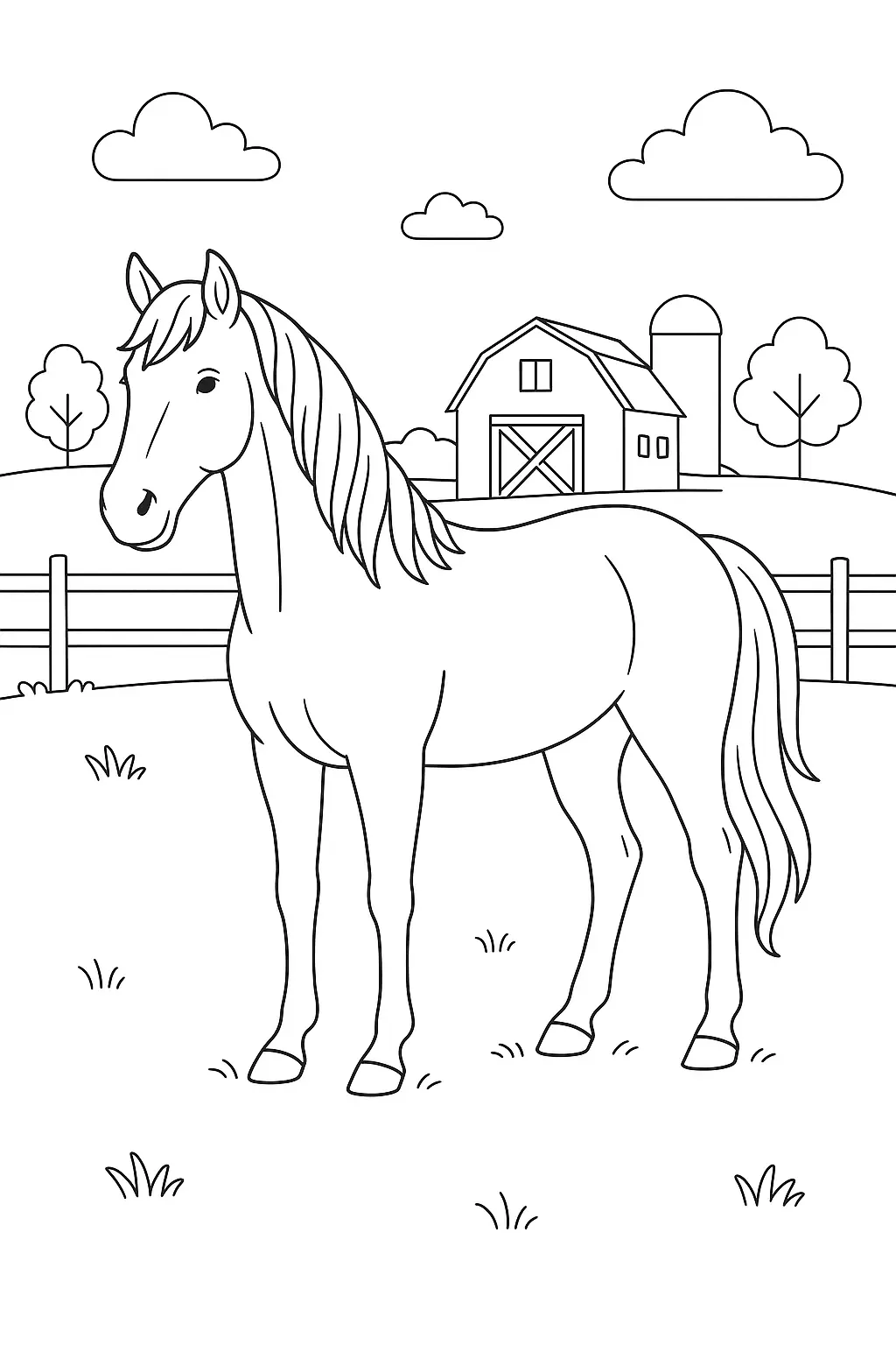 Farm Coloring Pages – 028