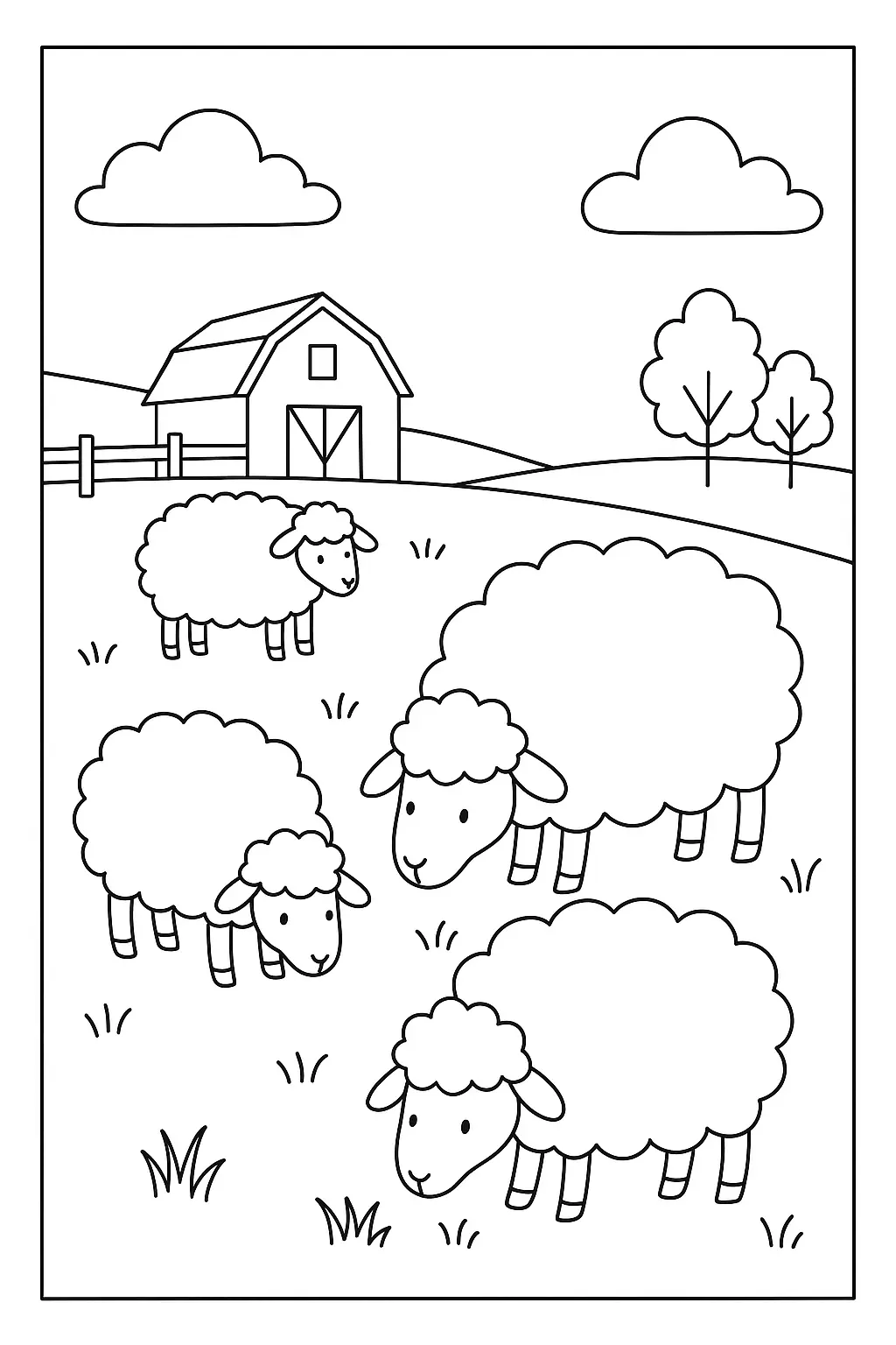 Farm Coloring Pages – 029
