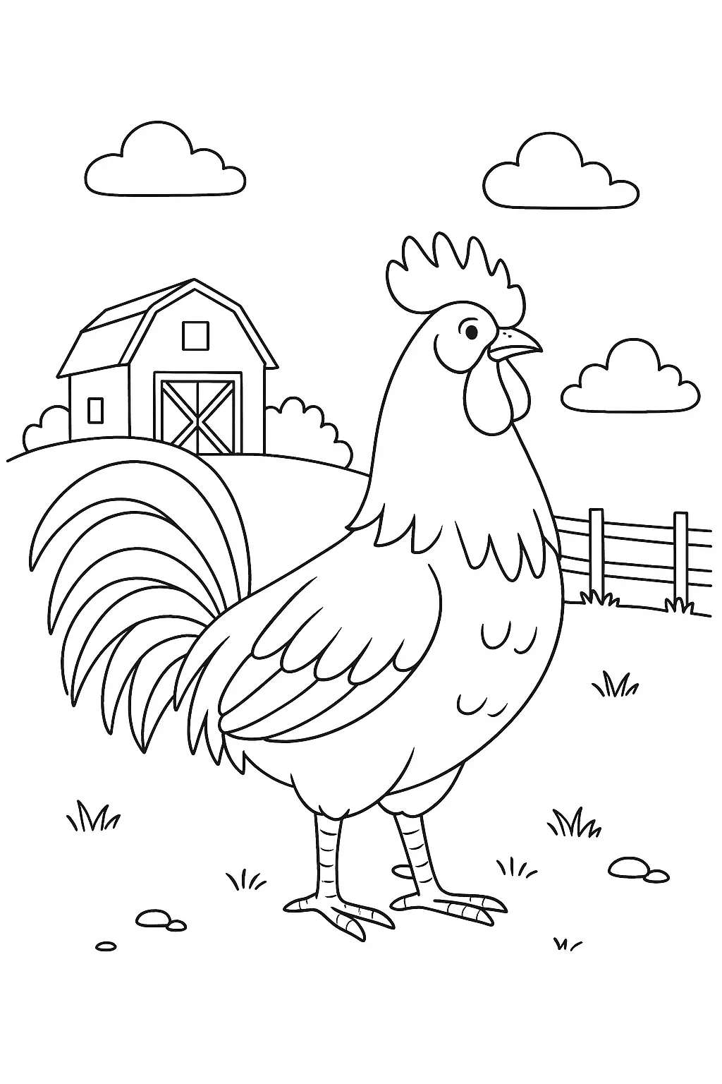 Farm Coloring Pages – 032