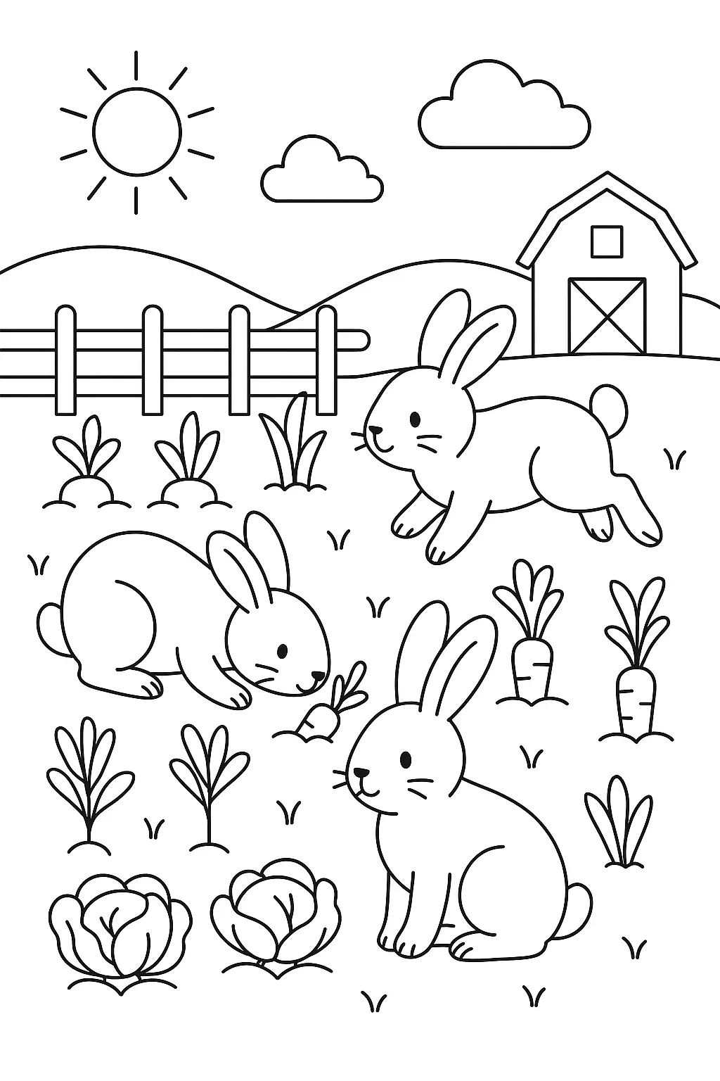 Farm Coloring Pages – 042