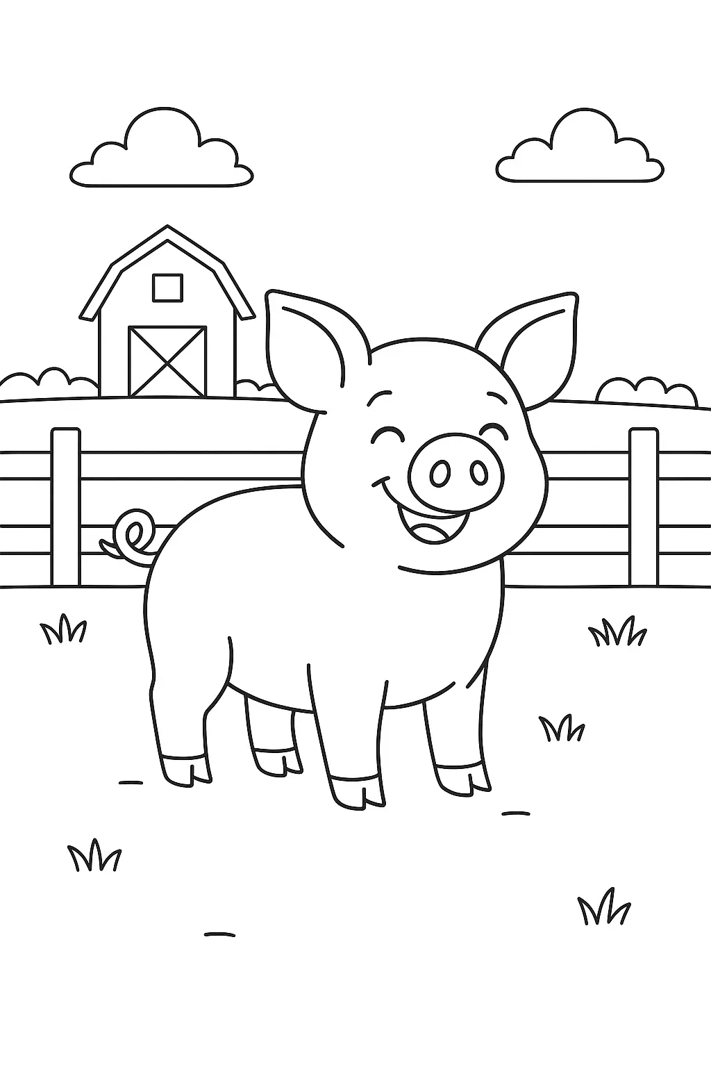 Farm Coloring Pages – 049