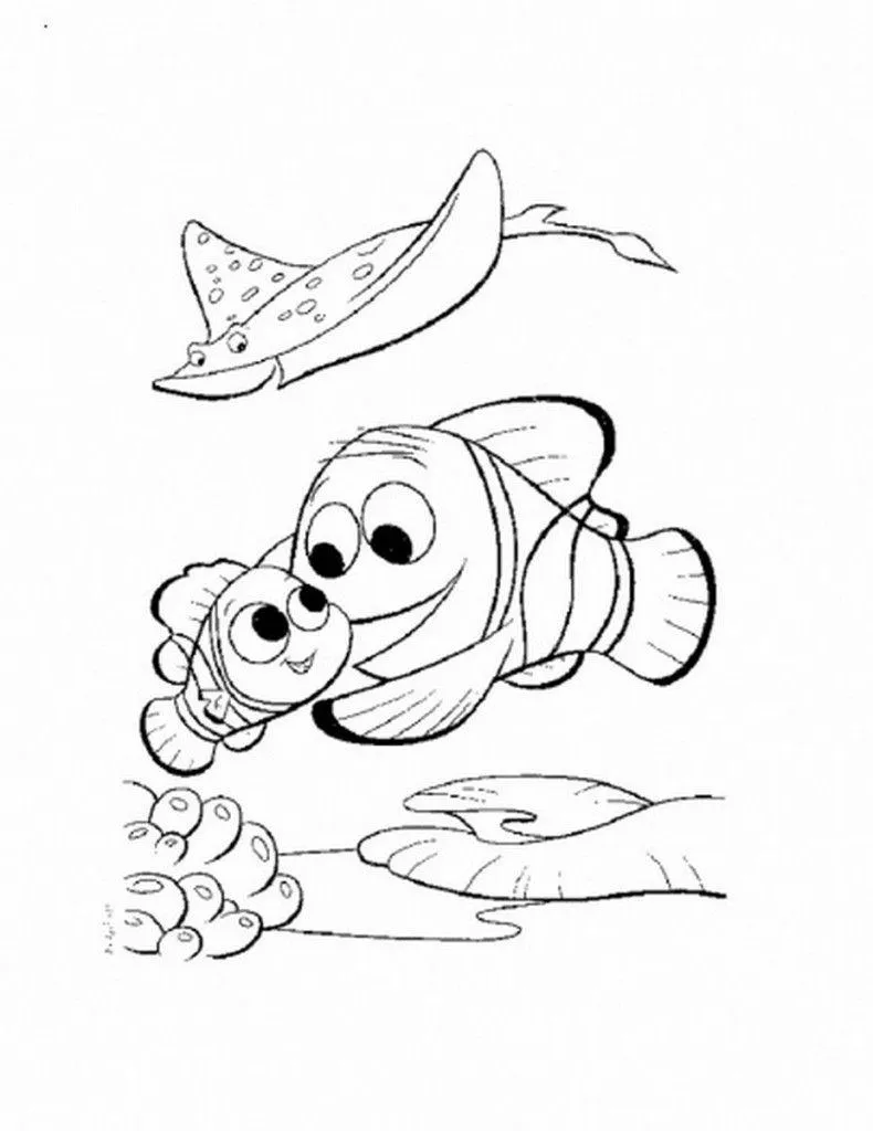 Finding Nemo Coloring Pages – 019