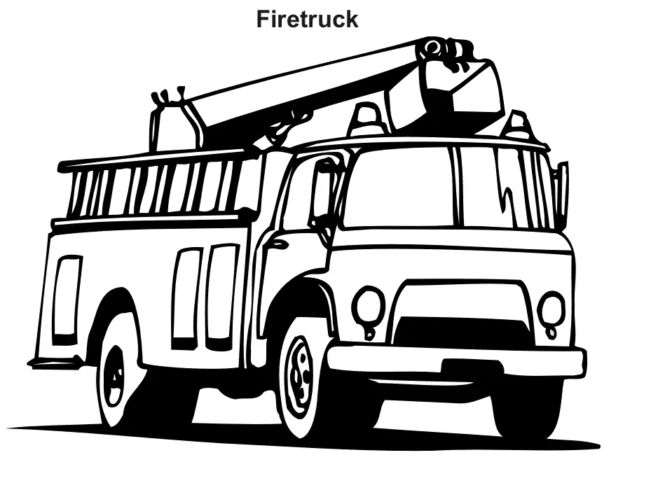 Firefighters Coloring Pages – 008