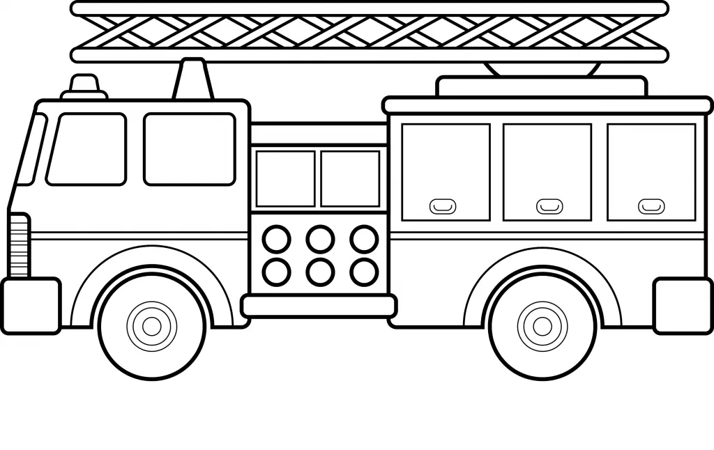 Firefighters Coloring Pages – 009
