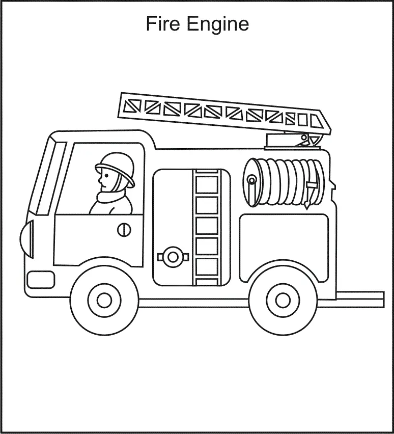 Firefighters Coloring Pages – 012