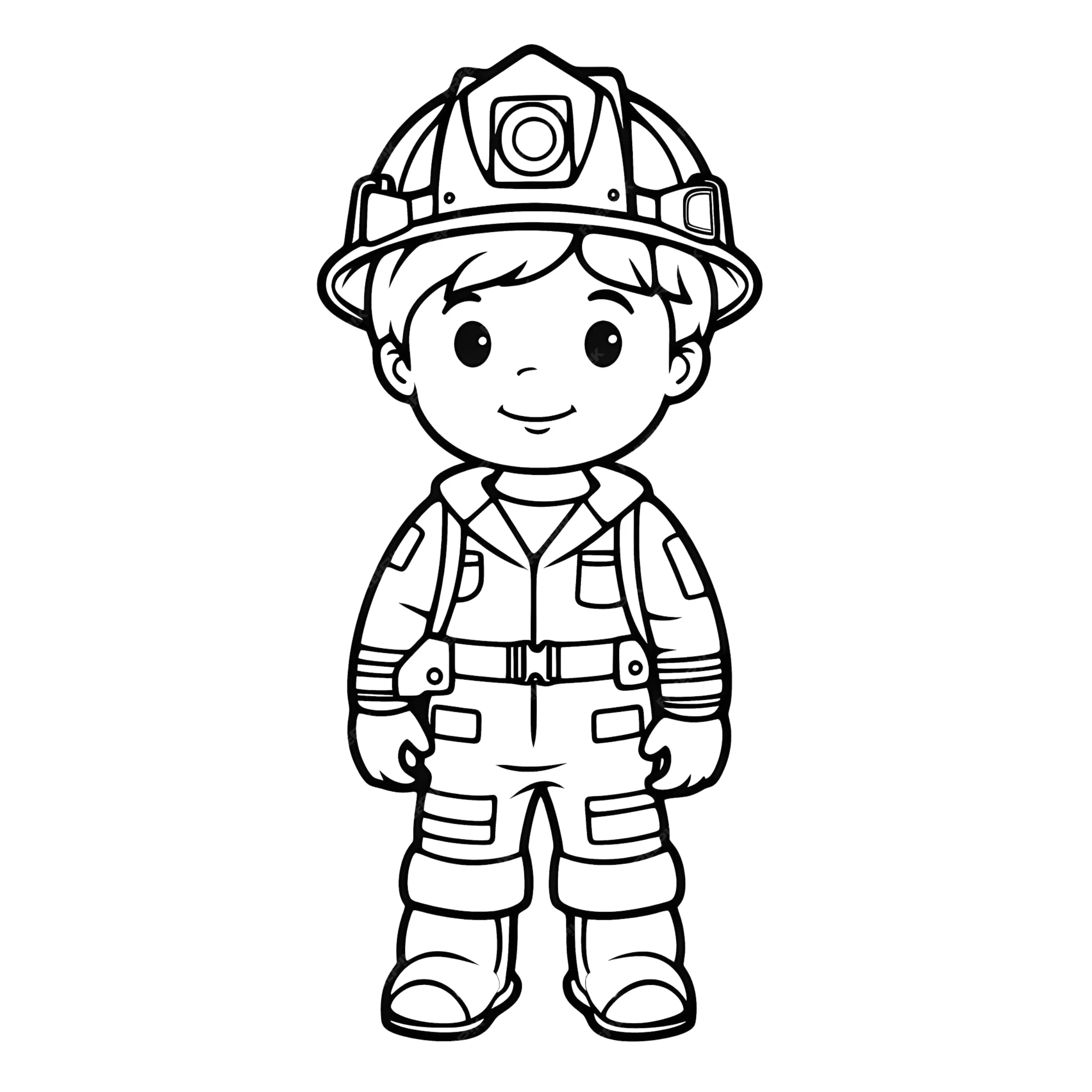 Firefighters Coloring Pages – 019
