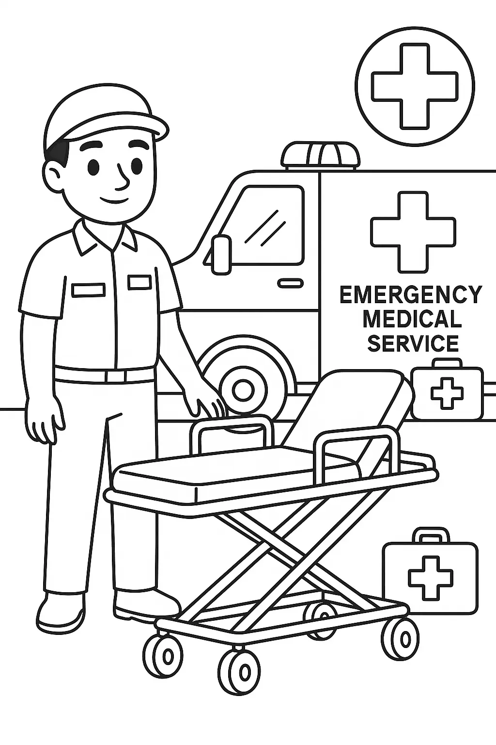Firefighters Coloring Pages – 024