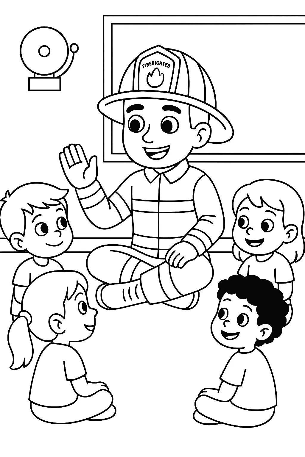 Firefighters Coloring Pages – 027