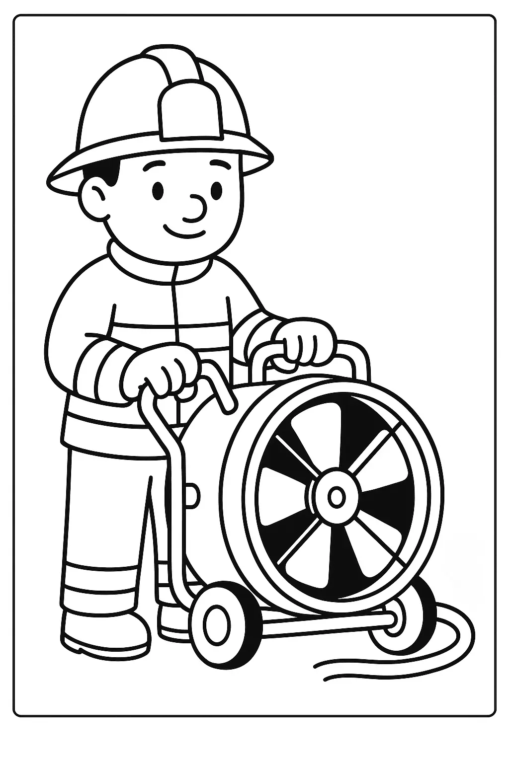 Firefighters Coloring Pages – 032