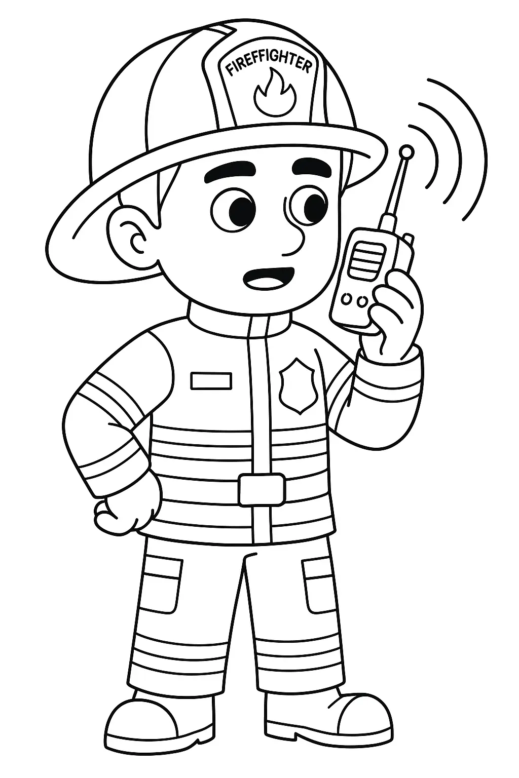 Firefighters Coloring Pages – 033