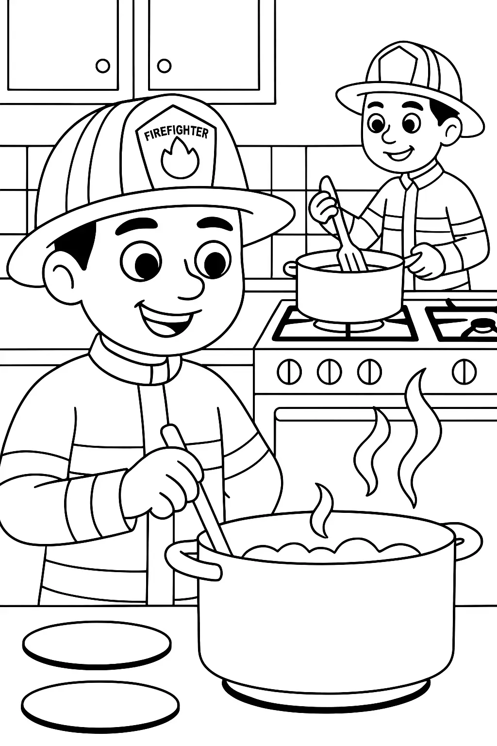 Firefighters Coloring Pages – 040