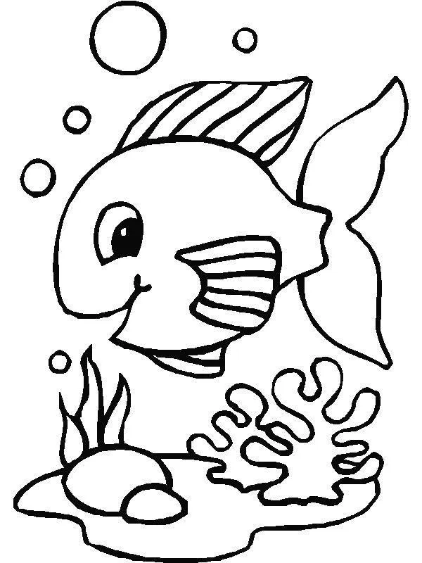 Fish Coloring Pages – 014