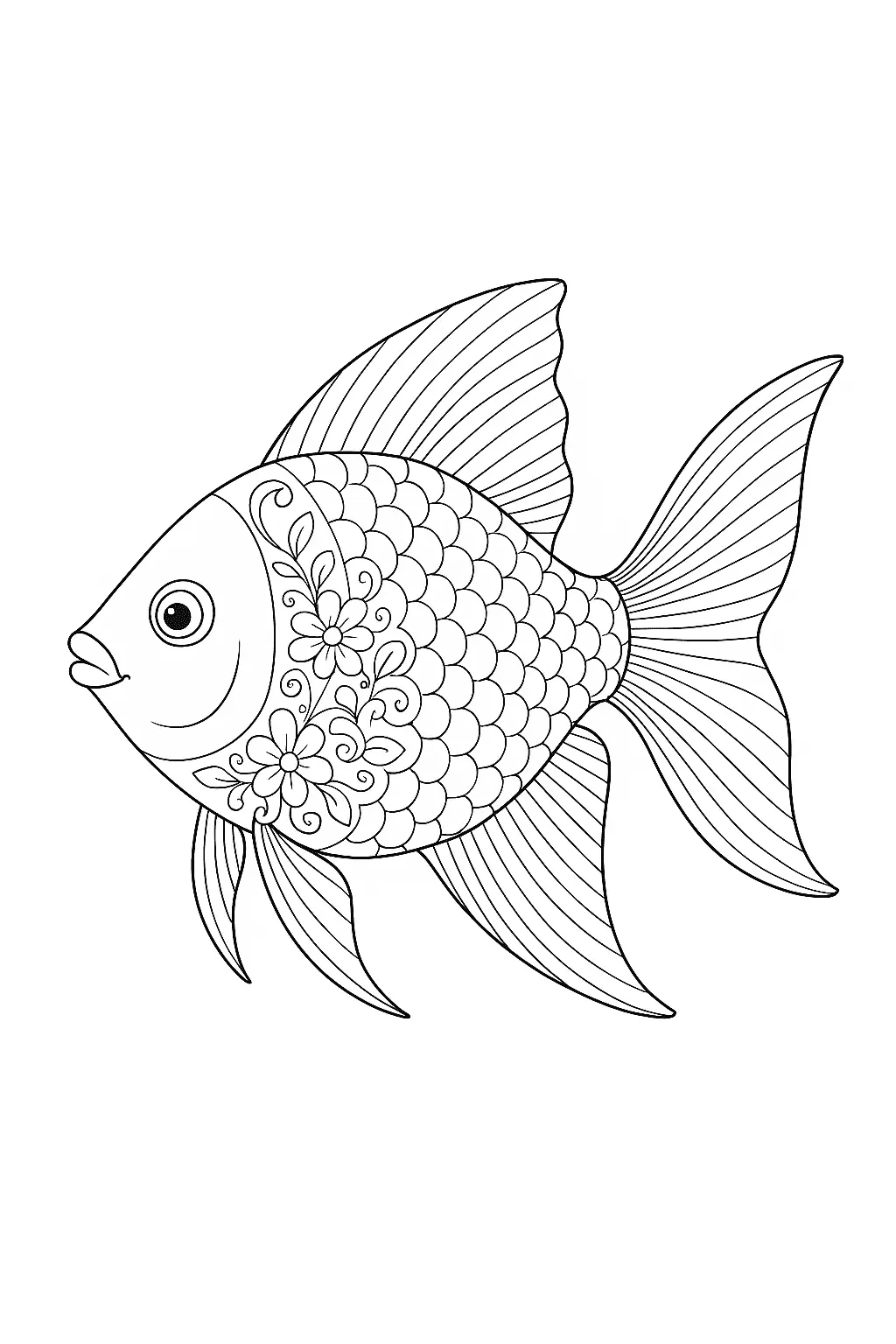 Fish Coloring Pages – 026
